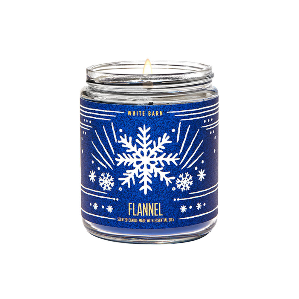 bath and body works flannel candle ingredients