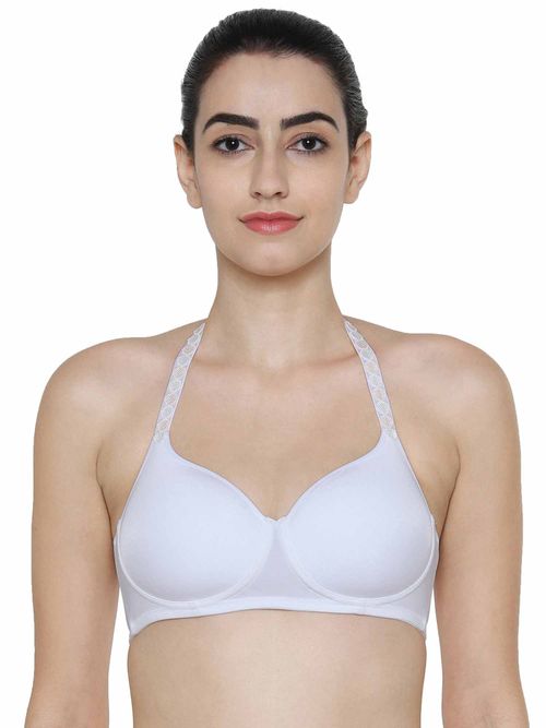 Buy Triumph Padded Non Wired Medium Coverage T-Shirt Bra - Pink