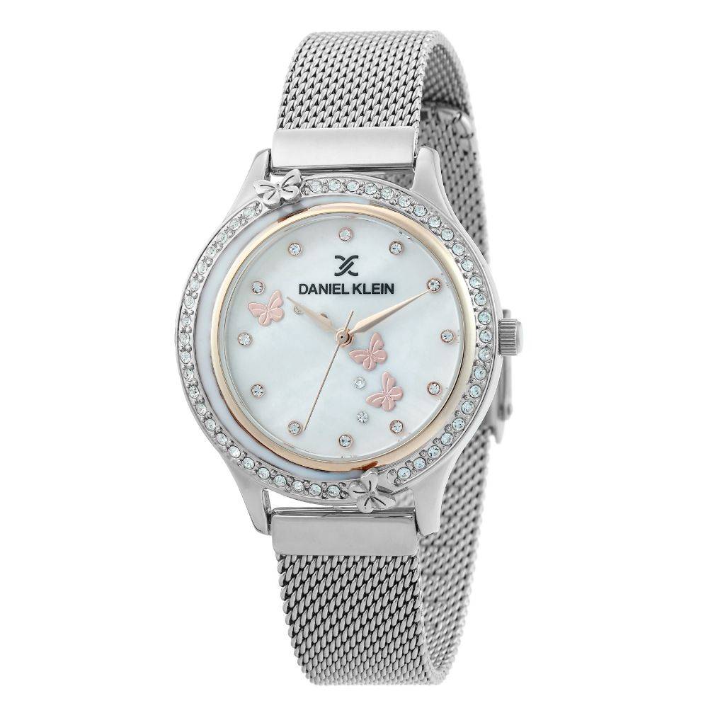 Daniel Klein Trendy Women White Watch