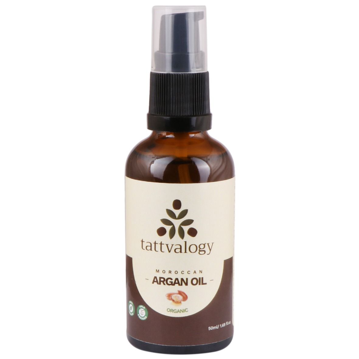 Tattvalogy Certified Organic Moroccan Argan Oil- Cold Pressed