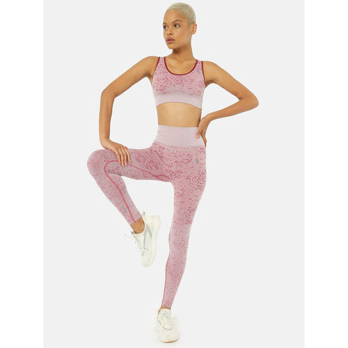 Pink Cream Leggings, Yoga Pants, Squat Proof