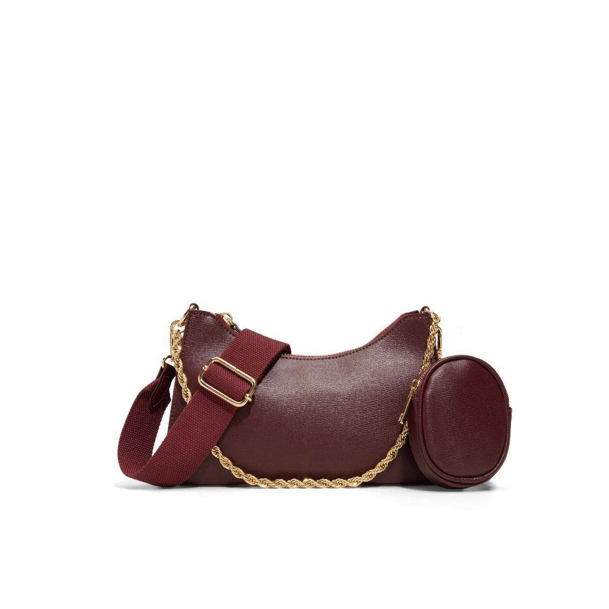 Call It Spring Adreddia Womens Bordo Cross Body Shoulder Bag with Detachable Strap