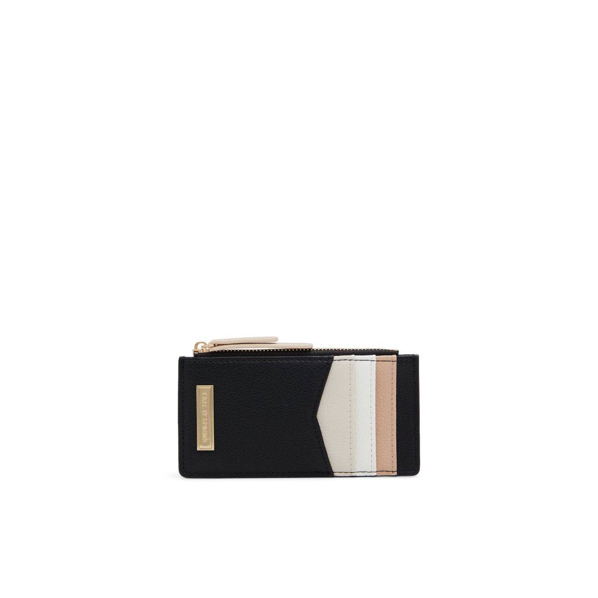 Call It Spring Nylaa Womens Open Black Wallet