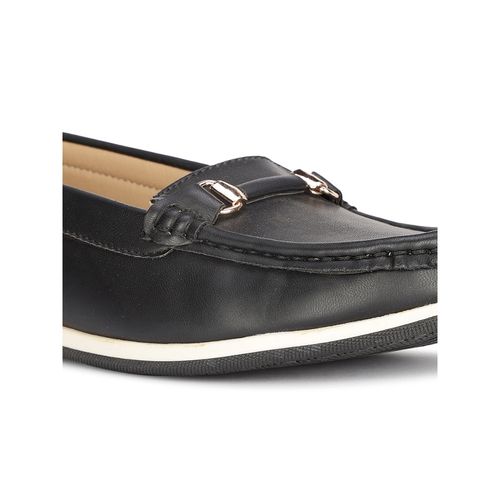 Bata Black Women Slip-On Loafers (UK 5)