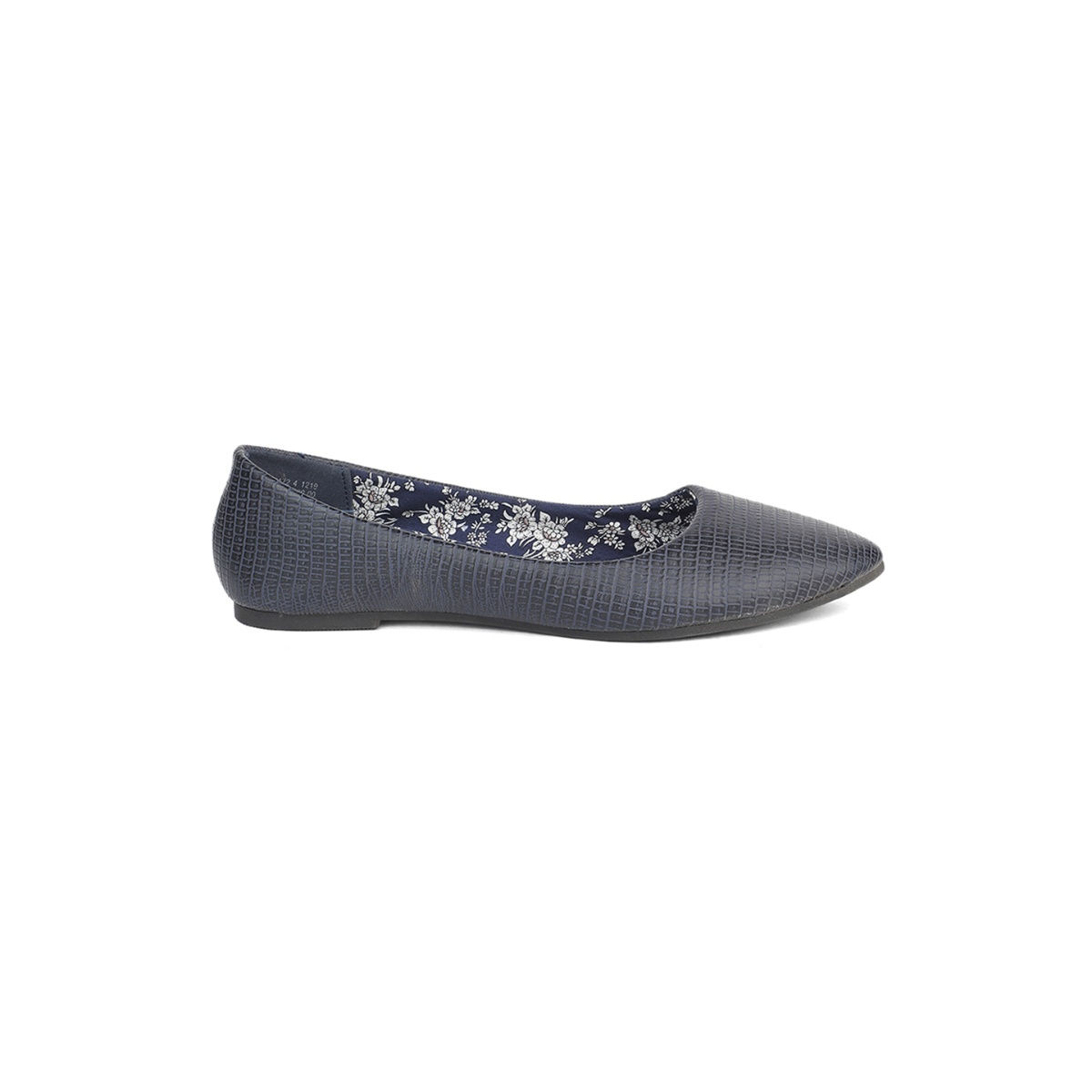 Buy Bata Navy Blue Women Slip-On Ballerinas Online