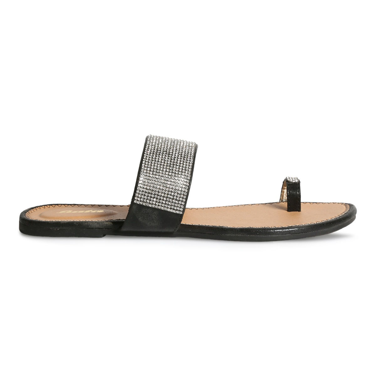 Buy Bata Black Women Slip-On Flats Online