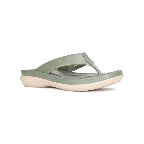Bata Comfit Green Women Slip-On Sandals (UK 3)