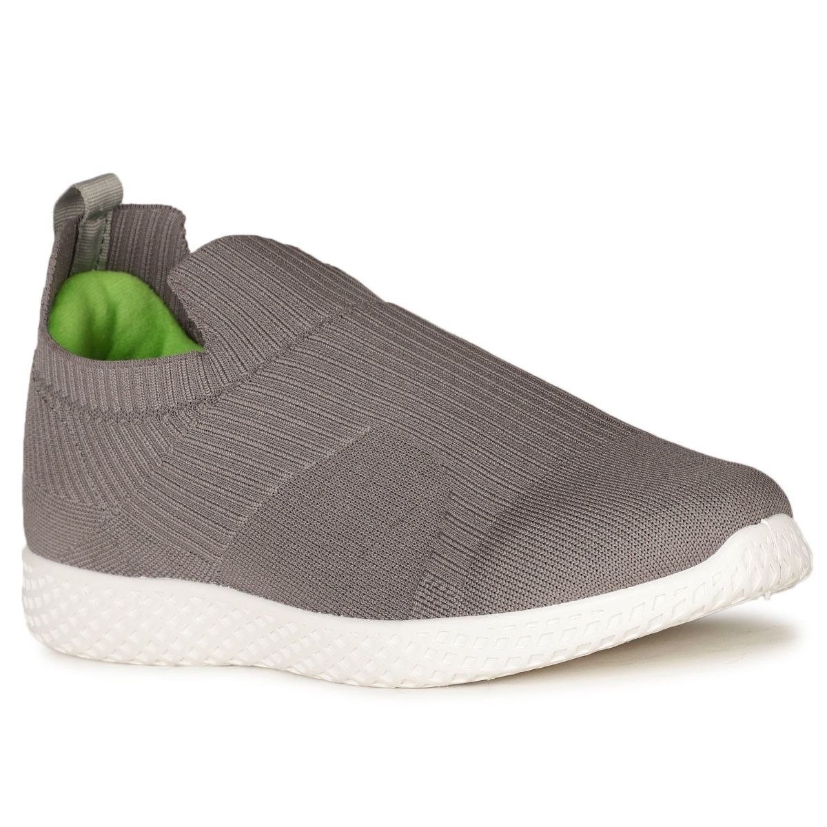 Bata Grey Women Slip On Sports Shoes UK 5