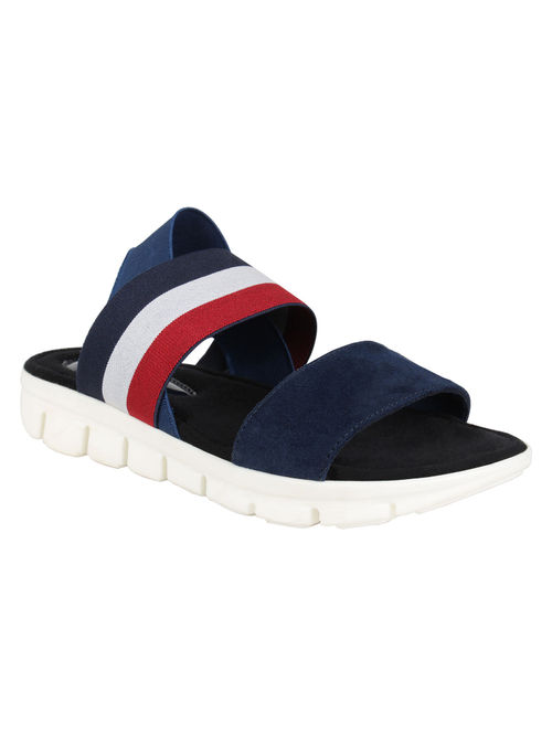 CATWALK Navy Blue Solid Sandals UK