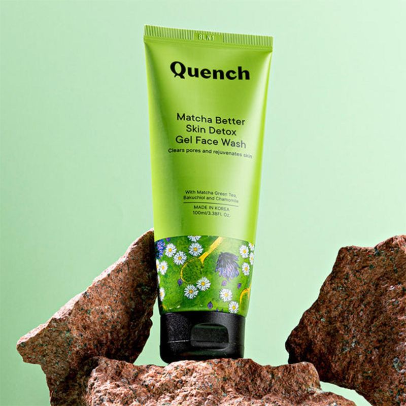 Quench Botanics Matcha Better Skin Detox Gel Face Wash Buy Quench