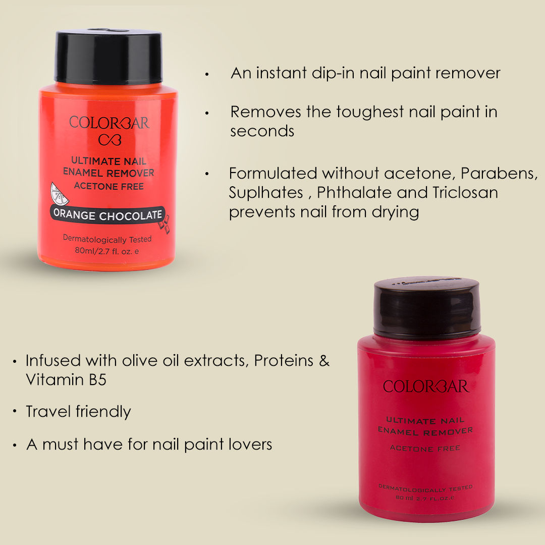 Make-Up & Nails | Colorbar Nail Paint Remover | Freeup