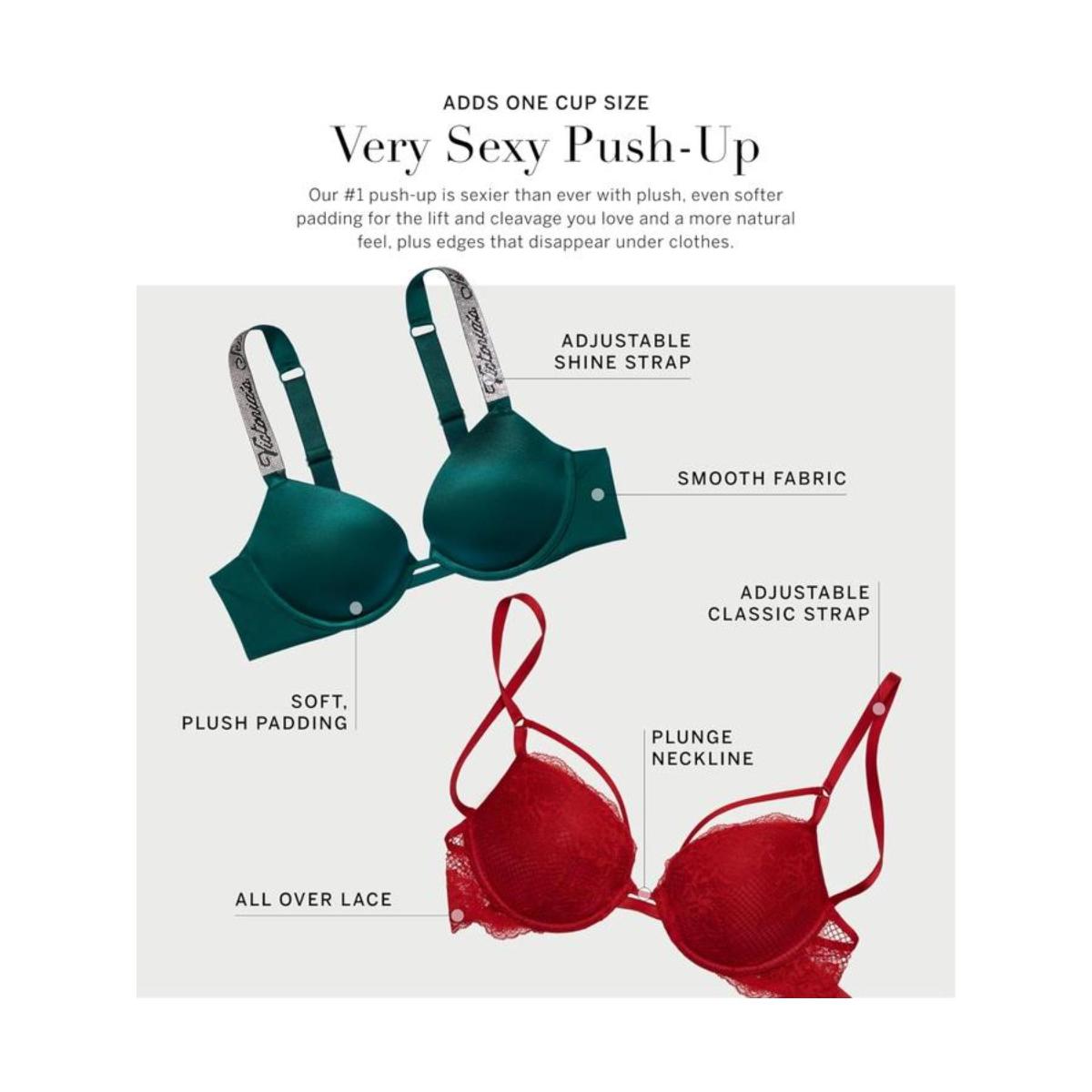 Buy Victoria's Secret Very Sexy Shine Strap Push-Up Bra Multi