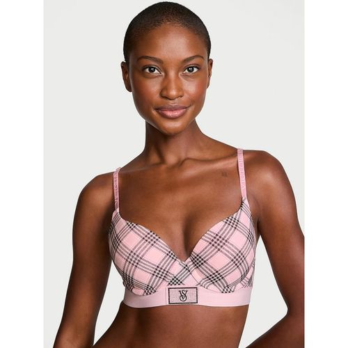 Victoria's Secret The T-Shirt Shine Patch Perfect Shape Bra Multi-Color  (32DD)