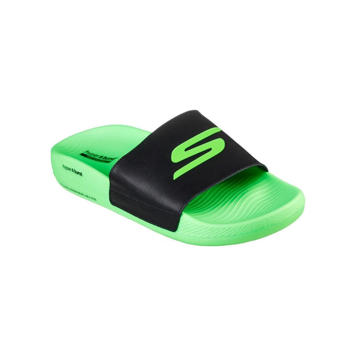 Skechers green slides hot sale