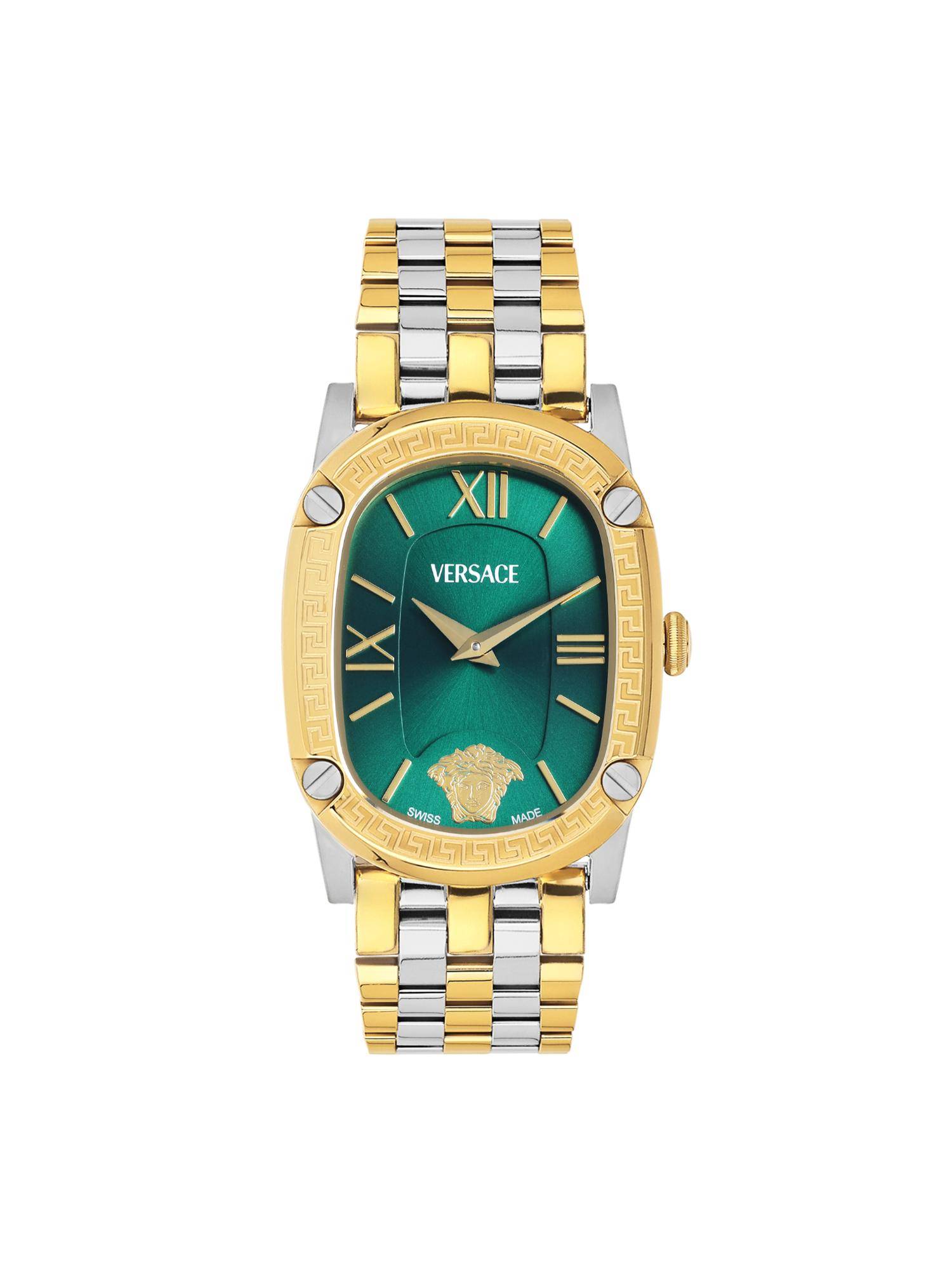 Versace Greca Couture 29X40 Mm Green Dial Women Analog Watch- Ve1B01225 (M)