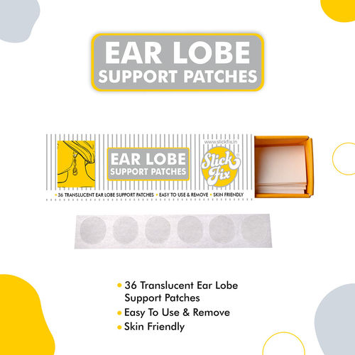 Buy SlickFix Ear Lobe Tape-Invisible Ear Lobe Support Patch (Trial