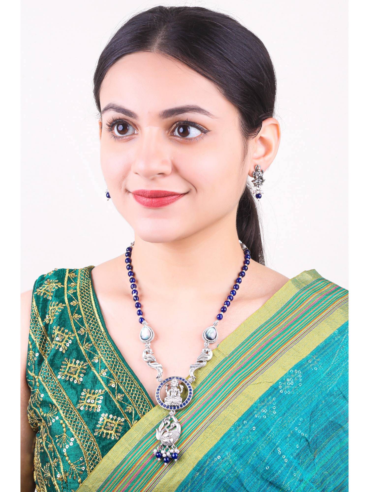 GRIIHAM Oxidised Elegant Jewellery Set