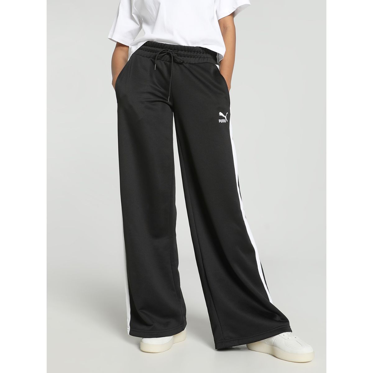 Buy Puma T7 Low Rise Track Women Black Trackpant Online