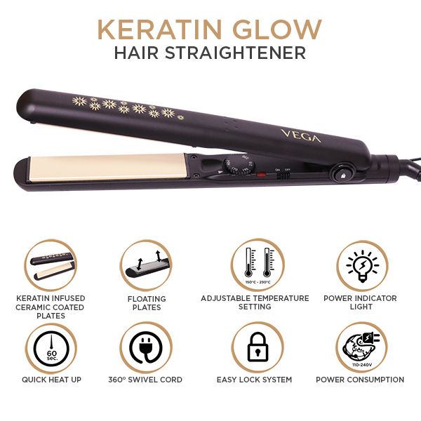 vega keratin hair straightener