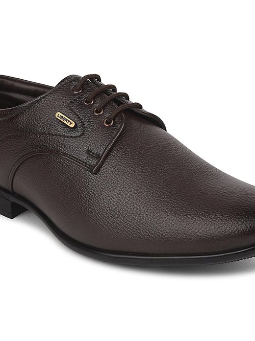 Buy LIBERTY Fortune UVL-131 Brown Formal Lacing Derbies Shoes For
