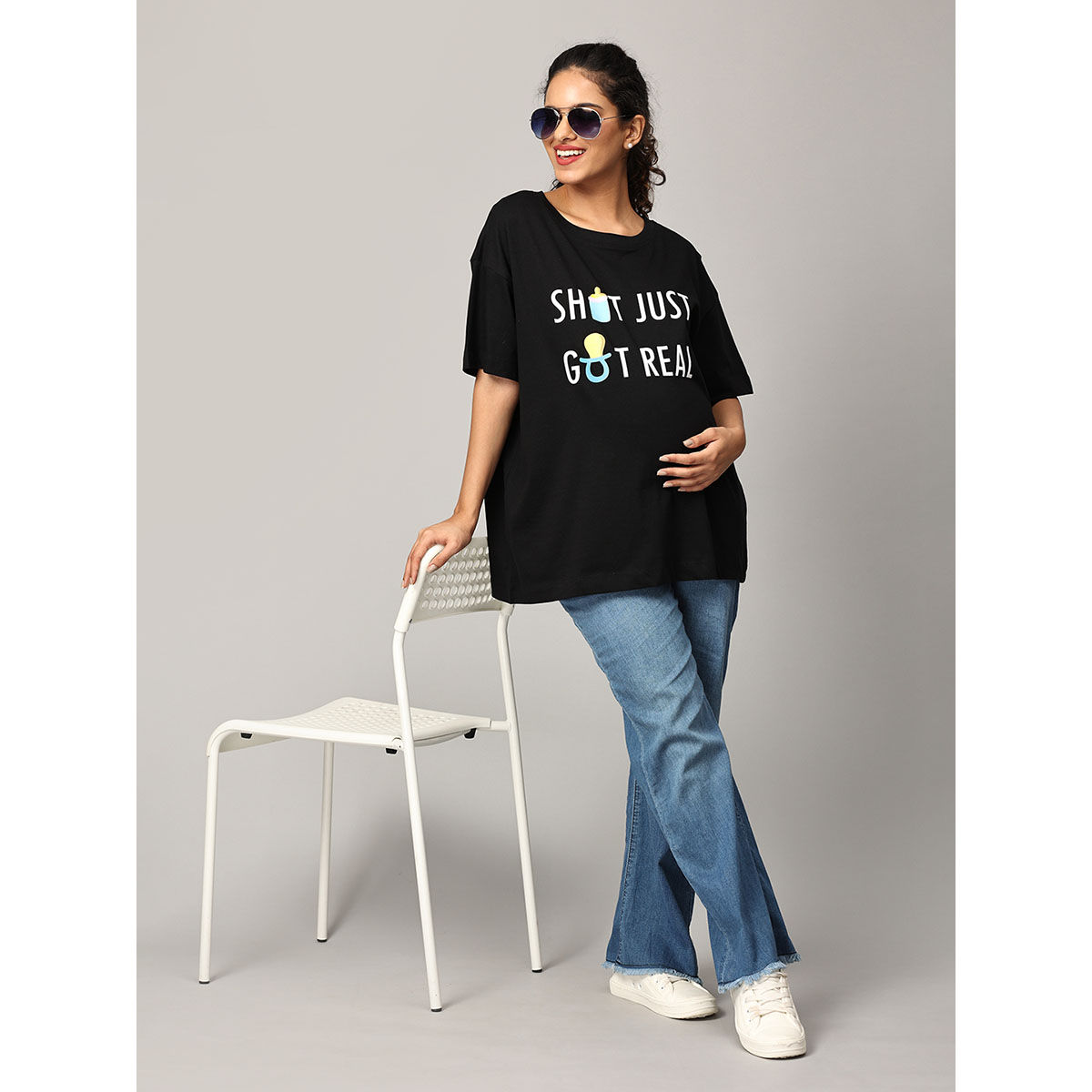 Mom My World Oversized Mumma T shirt