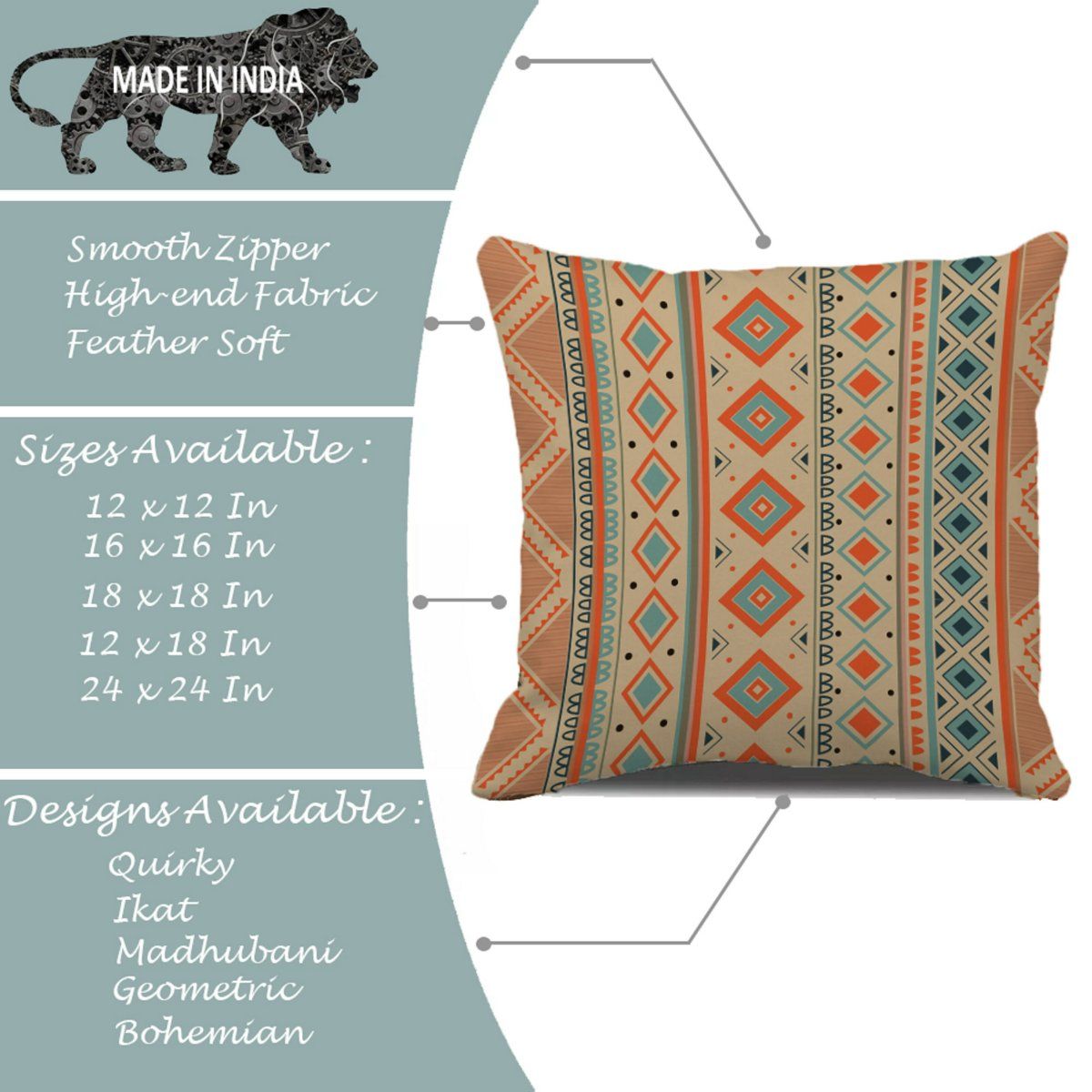 12 x 24 cushion cover top