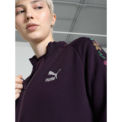 Ladies Jackets Puma Women's Classics T7 Insulated Hooded Jacket Buy Puma  Classics Petalia T7 Women's Purple Track Jackets Online