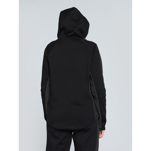 Buy Puma Evo Stripe Full-Zip Women's Black Hoodie Online
