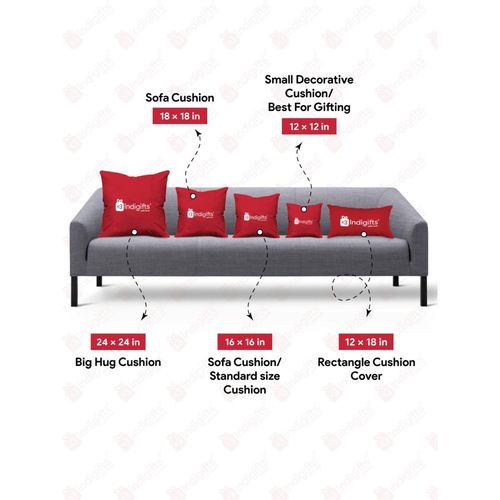 Buy Indigifts Parents Gift Mom and Dad I Love You Cushion Cover