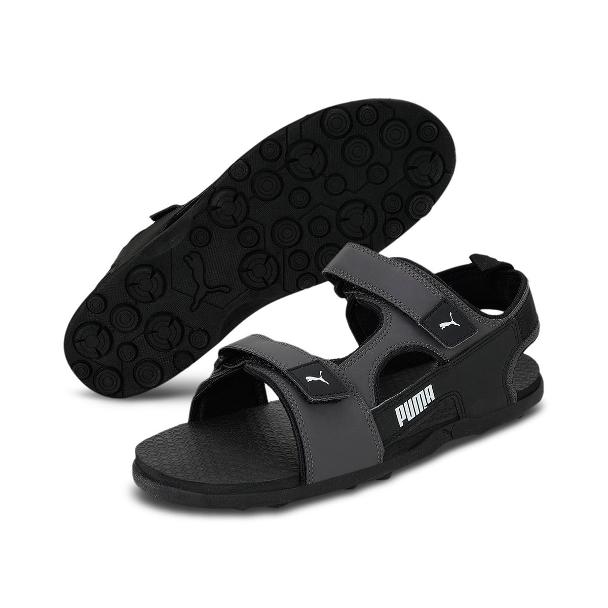 Price Pumas Sandals Puma Outstretch V2 Mens Black Sandals
