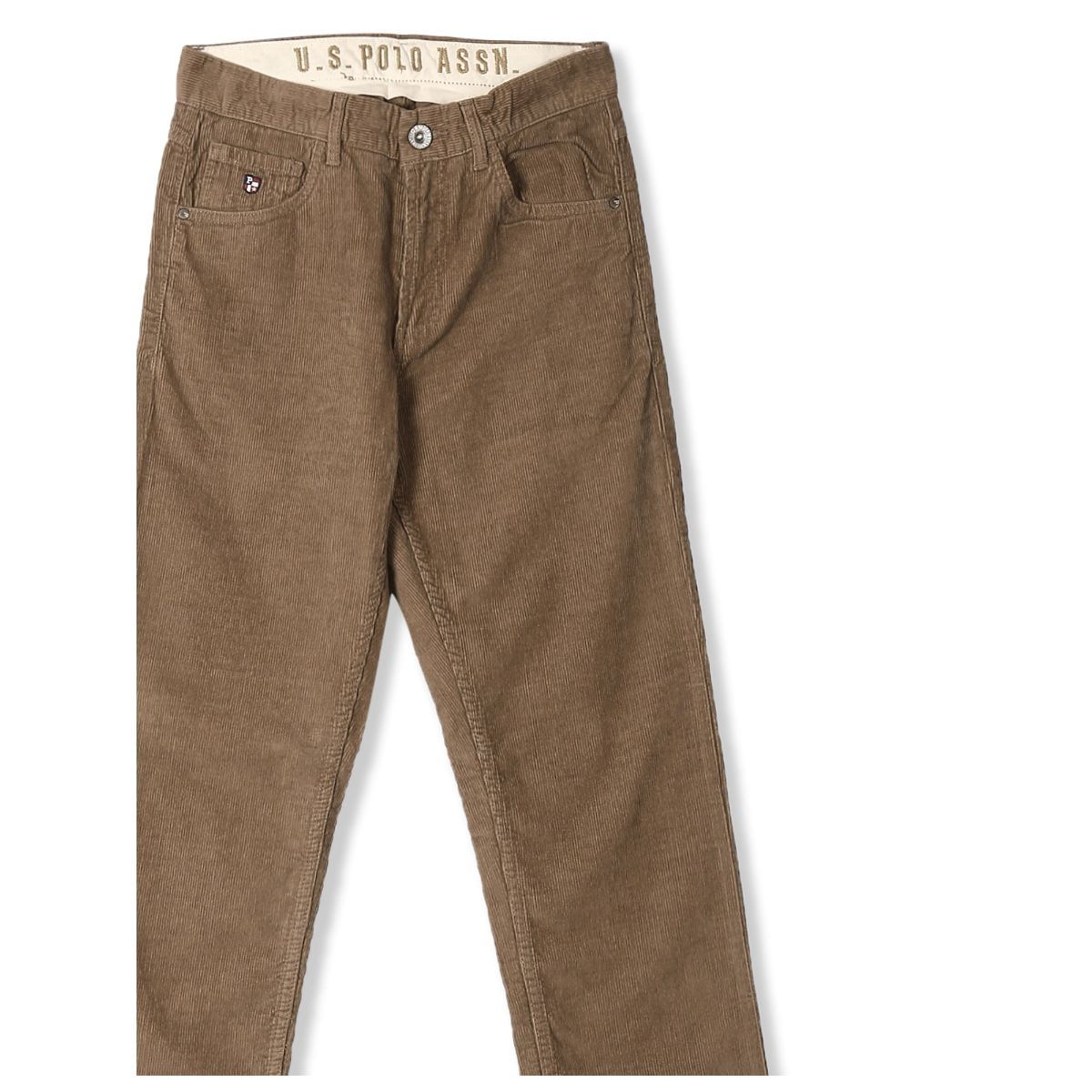 Beige Bootcut Corduroy Trousers  Mode De Base Italie