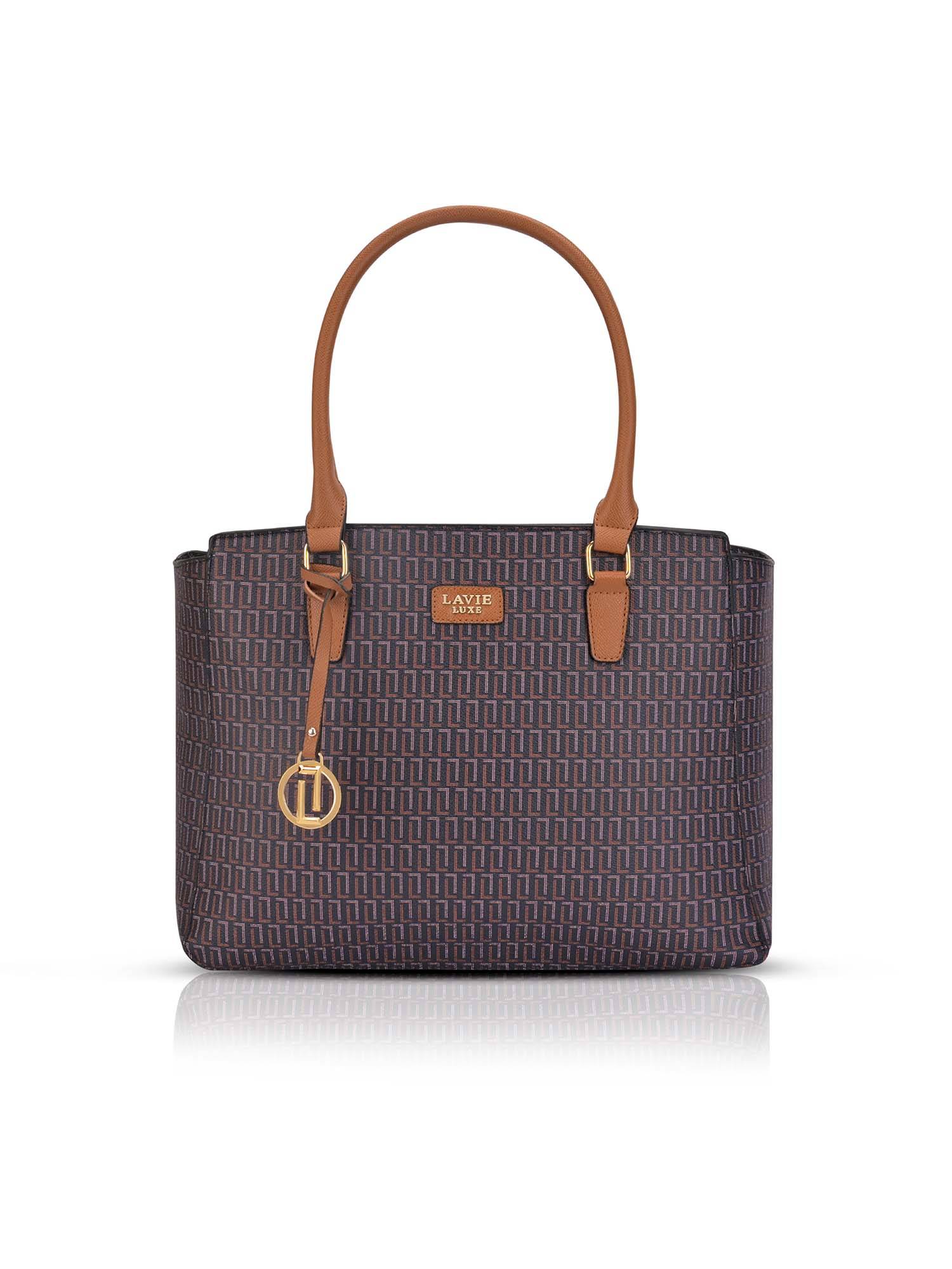Lavie Luxe Women's Mono Kelly 15 Inch Laptop Large Tote Handbag (Large)