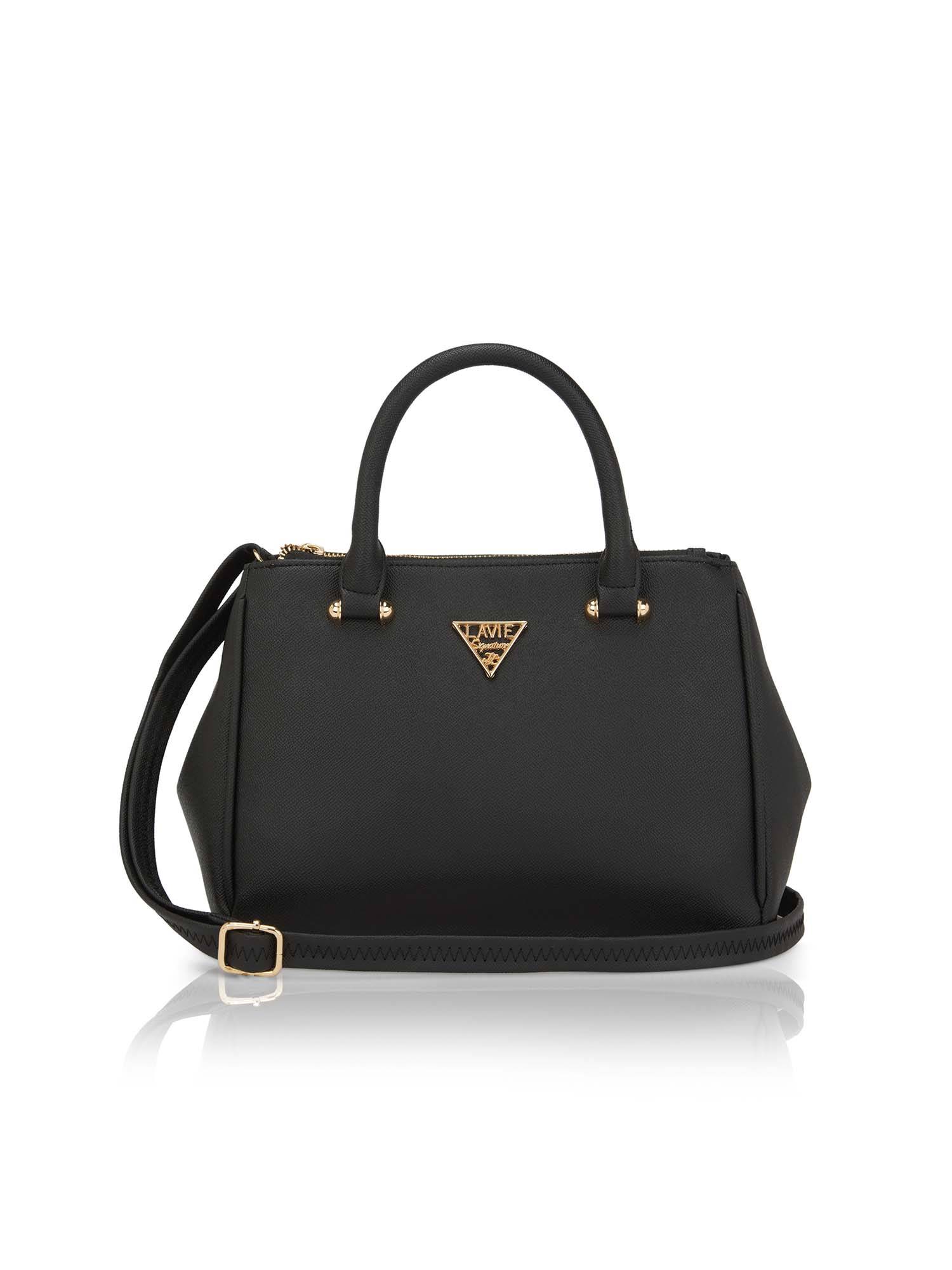 Lavie Signature Women's Ls Columbia 3C Sat Satchel Handbag (Black) (L)