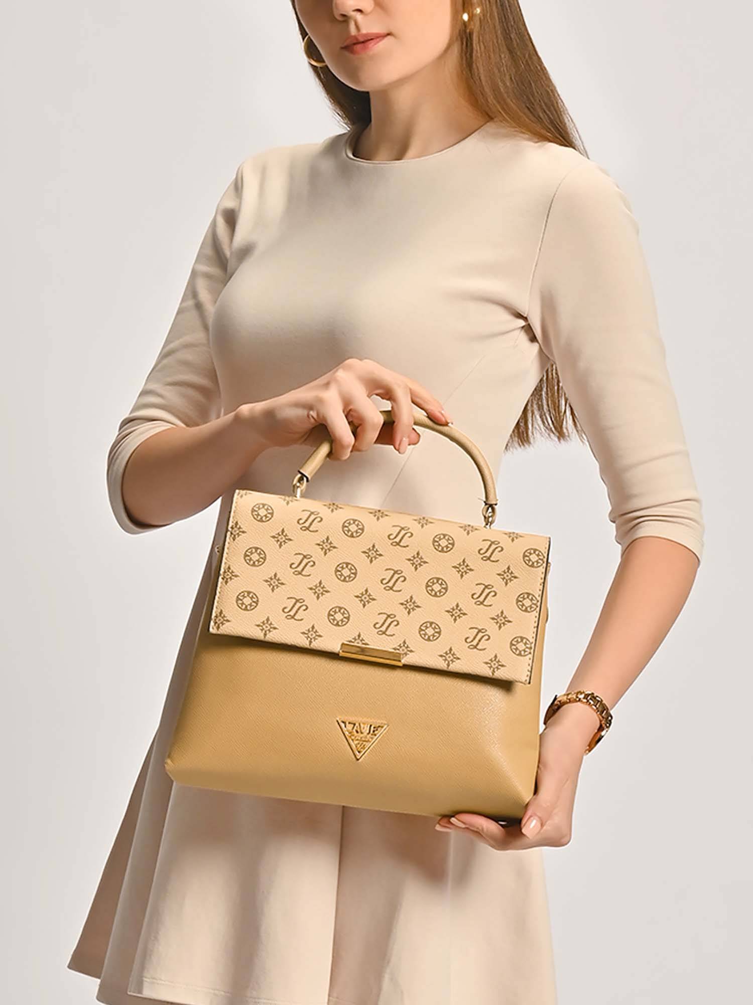 Lavie Signature Women's Mono Jasper Medium Satchel Handbag (M)