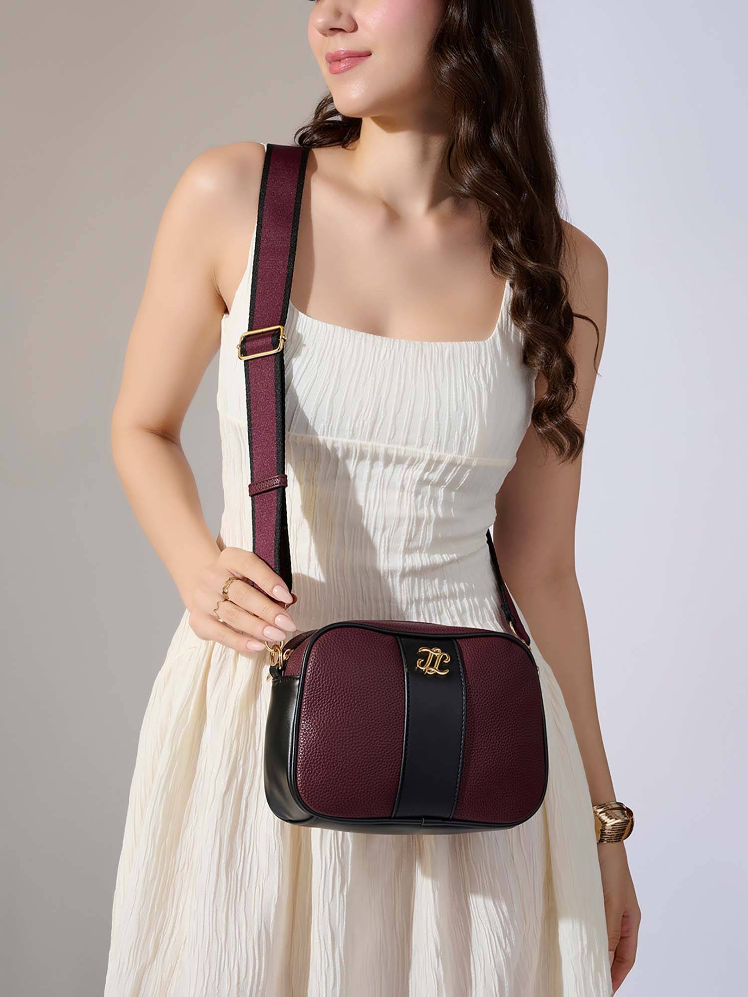 Lavie Signature Women's Ls Tulsa Sling Bag (Maroon)