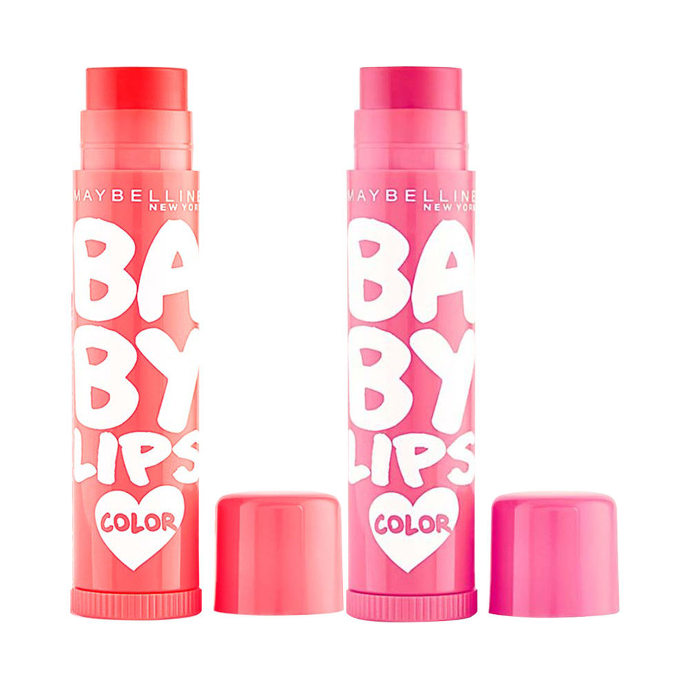 Maybelline New York Baby Lips Color Balm Combo - Pink Lolita + Cherry Kiss