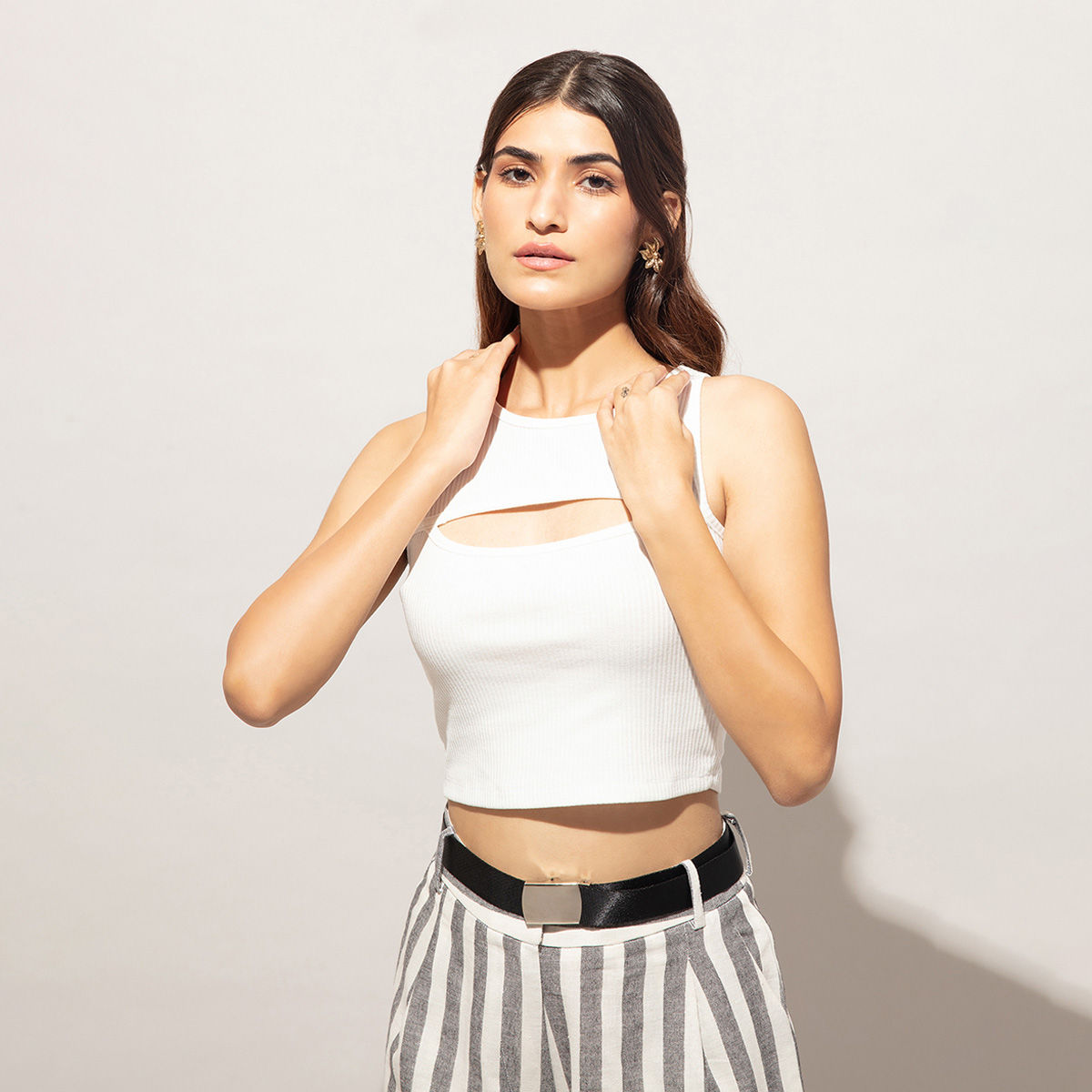Nykaa Fashion Lavender Crop Top Forever 21 Nykaa Fashion Forever