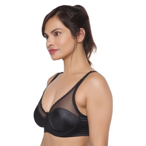 Buy Miorre Minimizer Non-wi Comfortable High Support Big Cup Bra - Black ( 46B) Online