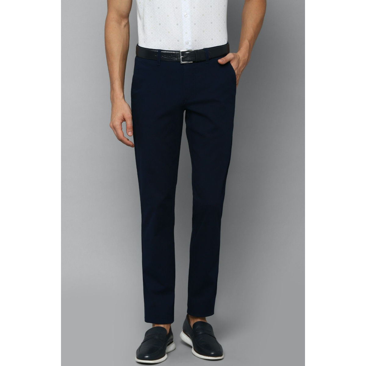 Buy Blue Trousers & Pants for Men by LOUIS PHILIPPE Online | Ajio.com