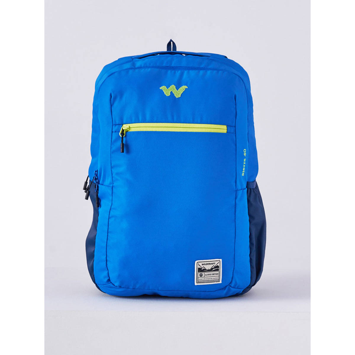 Wildcraft Blue Printed Polyester Backpack