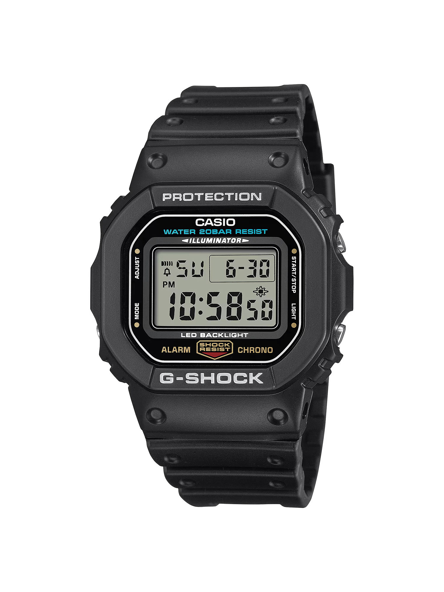 Casio Men G-Shock Black Dial Digital Watch - DW-5600UE-1DR (M)