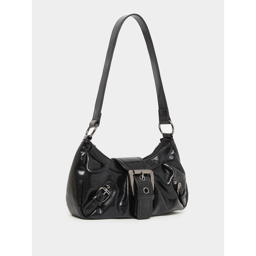 Styli Women Buckle Lock Detail Shoulder Bag