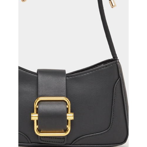 Buy Styli Women Buckle Lock Flap Shoulder Bag Online