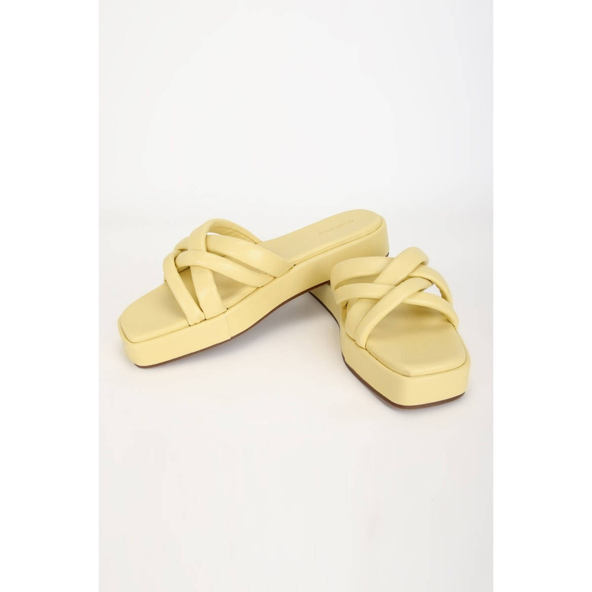Buy Allen Solly Women Yellow Casual Sandals Online