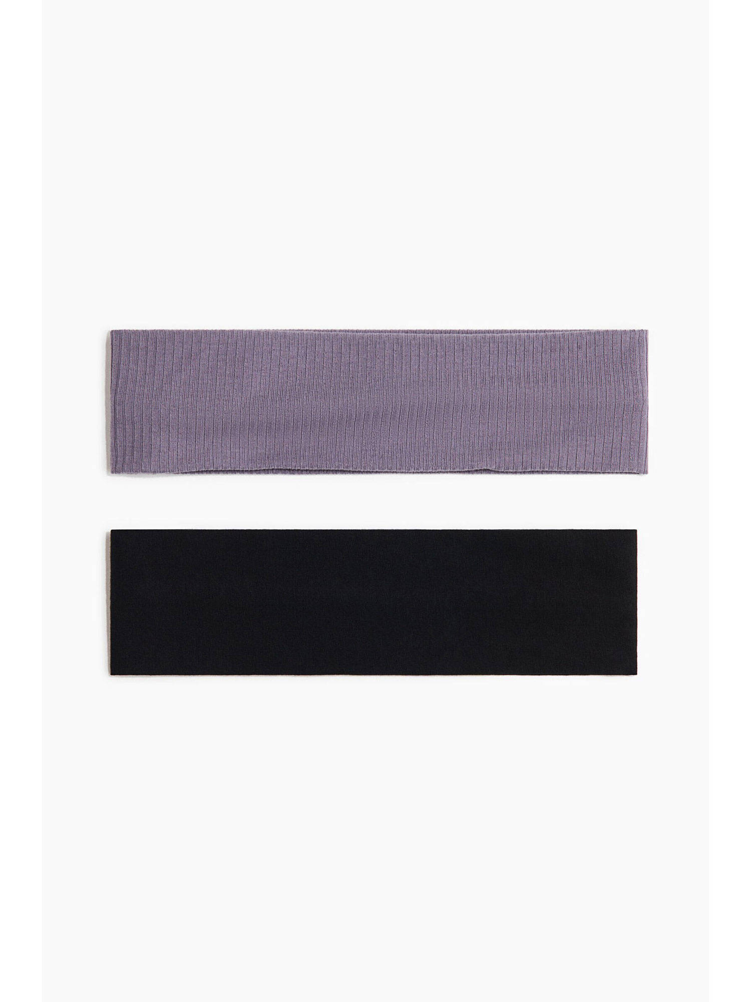 H&M Women Purple 2-Pack Jersey Hairbands