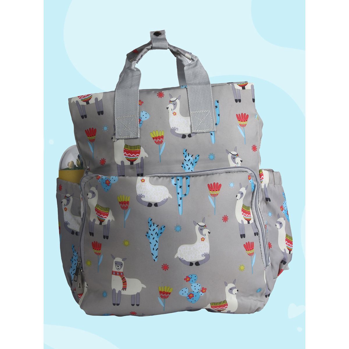 Baby Moo Nature Lover Diaper Bag - Beige (Free Size)