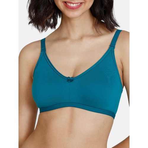 Buy Zivame Harbour Blue Non Wired Non Padded Full Coverage Bra for