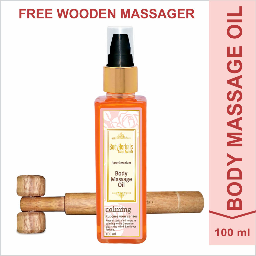 BodyHerbals Rose Geranium Body Massage Oil