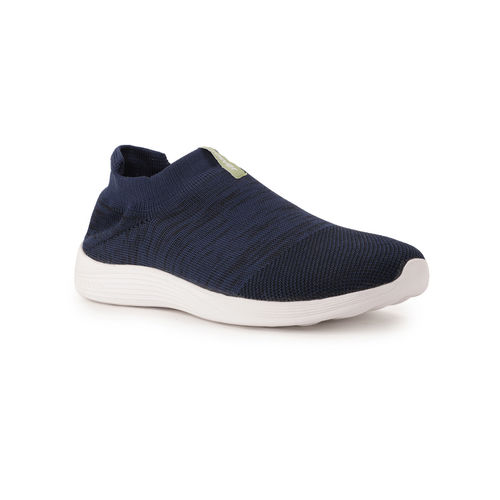 Buy Power Textured Blue Walking Shoes Online
