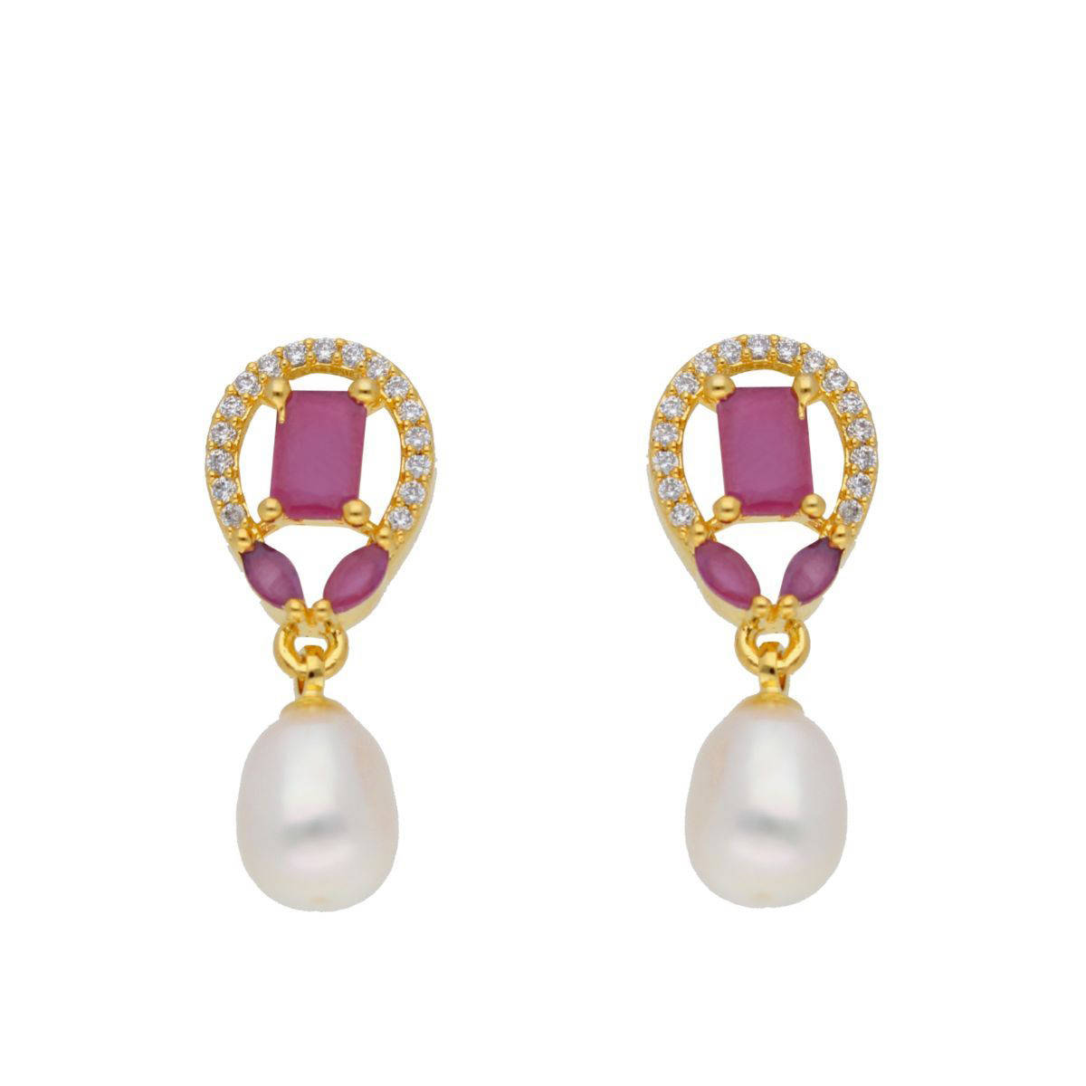 Sri Jagdamba Pearls Yami Pearl Earrings